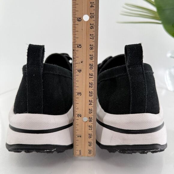 Blondo Women Mckayla Waterproof Sneaker Chunky Slip On Chain Black Suede Size 10 - Picture 7 of 13